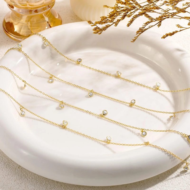 New Double-layer Rhinestone Tassel Waist Chain Women's Beach Fashion Crystal Body Chain Waist Accessory 2025 Bikini Accessories - Image 5