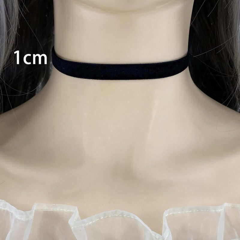 Fashion Sexy Punk Gothic Black Velvet Choker Necklaces Simple Vintage Clavicle Neck Chain Women Girls Party Jewelry Accessories - Image 8