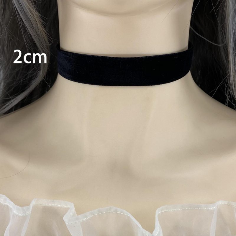 Fashion Sexy Punk Gothic Black Velvet Choker Necklaces Simple Vintage Clavicle Neck Chain Women Girls Party Jewelry Accessories - Image 10