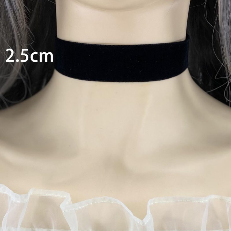 Fashion Sexy Punk Gothic Black Velvet Choker Necklaces Simple Vintage Clavicle Neck Chain Women Girls Party Jewelry Accessories - Image 11