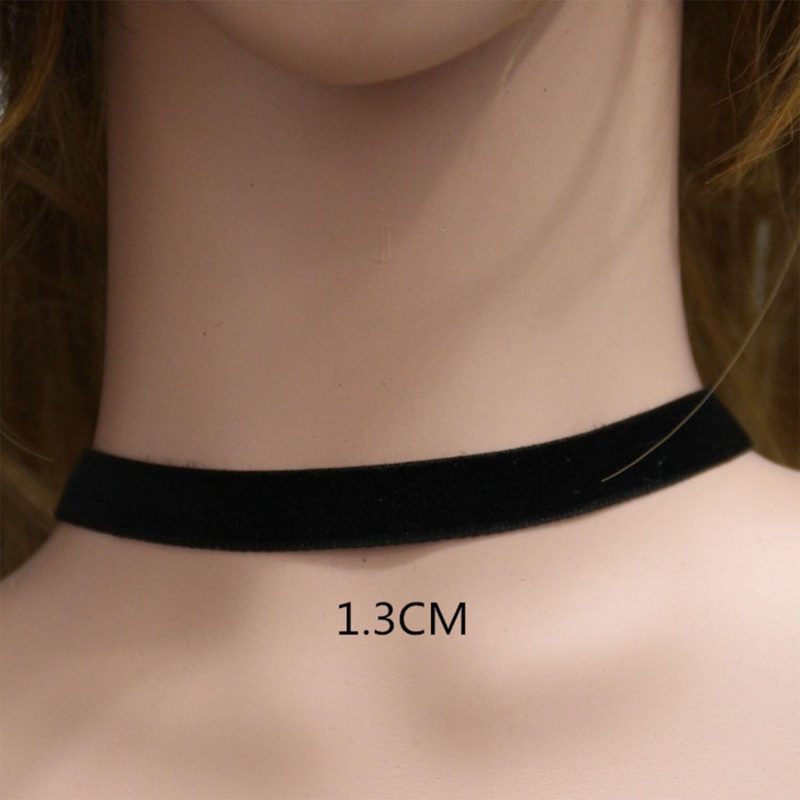 Fashion Sexy Punk Gothic Black Velvet Choker Necklaces Simple Vintage Clavicle Neck Chain Women Girls Party Jewelry Accessories - Image 14