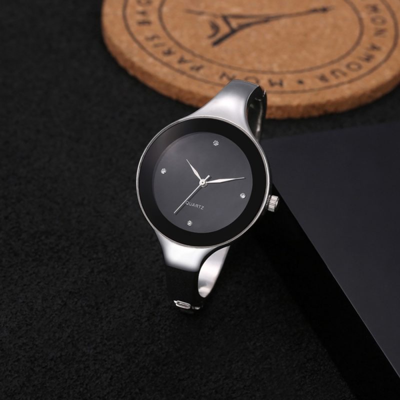 Luxury Crystal Bracelet Watch Women Watches Simple Fashion Women's Watches Stainless Steel Ladies Watch Clock reloj mujer - Image 2