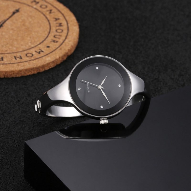 Luxury Crystal Bracelet Watch Women Watches Simple Fashion Women's Watches Stainless Steel Ladies Watch Clock reloj mujer - Image 3