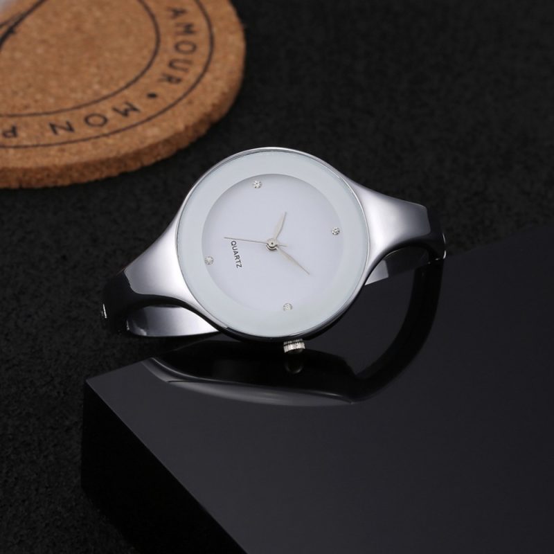 Luxury Crystal Bracelet Watch Women Watches Simple Fashion Women's Watches Stainless Steel Ladies Watch Clock reloj mujer - Image 4
