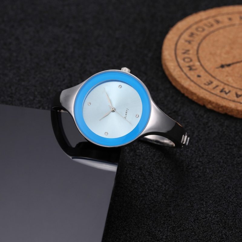 Luxury Crystal Bracelet Watch Women Watches Simple Fashion Women's Watches Stainless Steel Ladies Watch Clock reloj mujer - Image 6