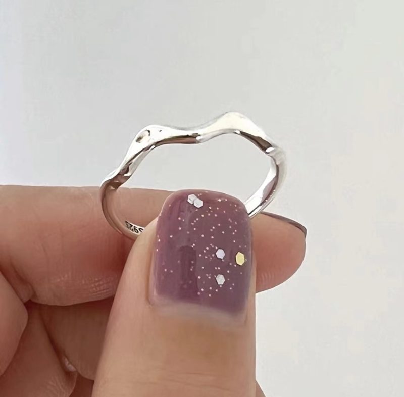 VENTFILLE 925 Sterling Silver Rings New Party Jewelry Vintage Charm Double Layer Geometric Nail Design Accessories Gift Dropship - Image 21