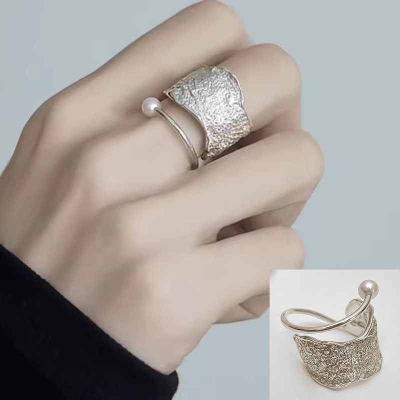 VENTFILLE 925 Sterling Silver Rings New Party Jewelry Vintage Charm Double Layer Geometric Nail Design Accessories Gift Dropship - Image 23