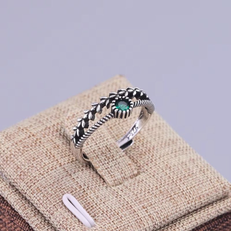 VENTFILLE 925 Sterling Silver Rings New Party Jewelry Vintage Charm Double Layer Geometric Nail Design Accessories Gift Dropship - Image 32