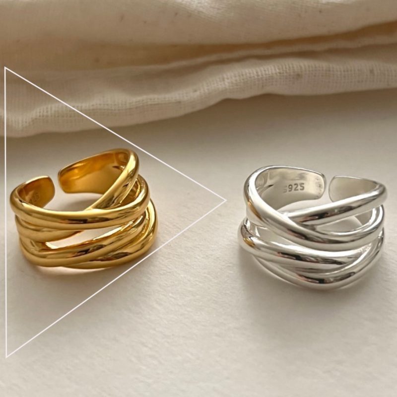 VENTFILLE 925 Sterling Silver Rings New Party Jewelry Vintage Charm Double Layer Geometric Nail Design Accessories Gift Dropship - Image 61
