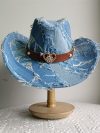 Western ethnic style cowboy hat tassel cowboy series fashion unisex jazz with heart shape decoration western cowboy hat