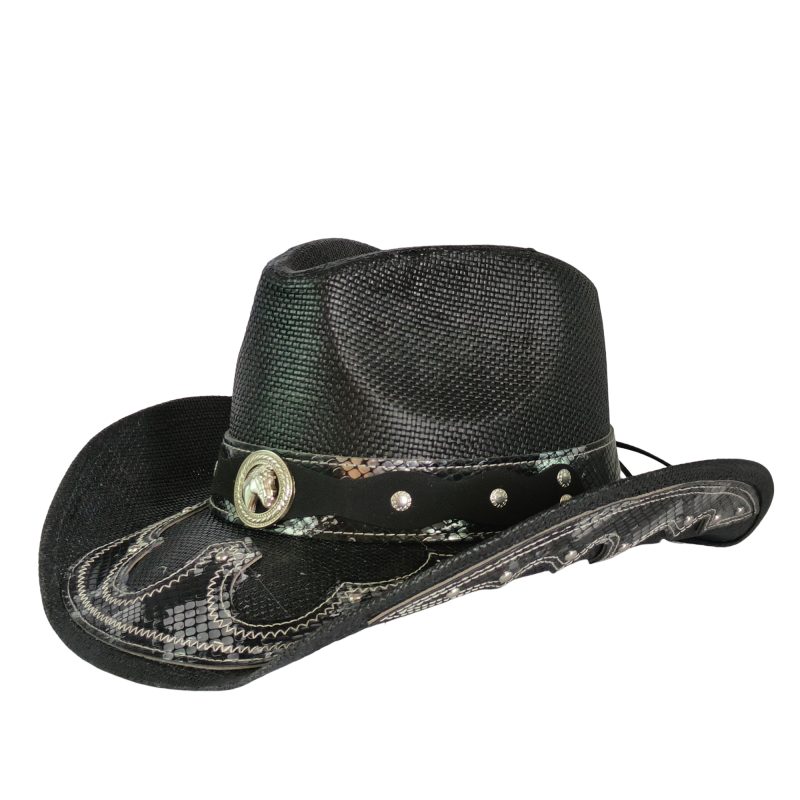 Retro Western Cowboy Straw hat men women Fashion Large Brim straw hat Party Outdoor summer Sunshade Jazz Hat sombrero vaquero - Image 33