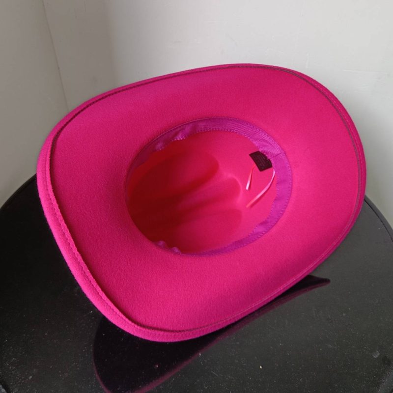 New 9CM Wide Brim Western Cowboy Hat For Men's Vintage Fascinator Cowgirl Jazz Hat Cloche Church Caps Sombrero Hombre - Image 4