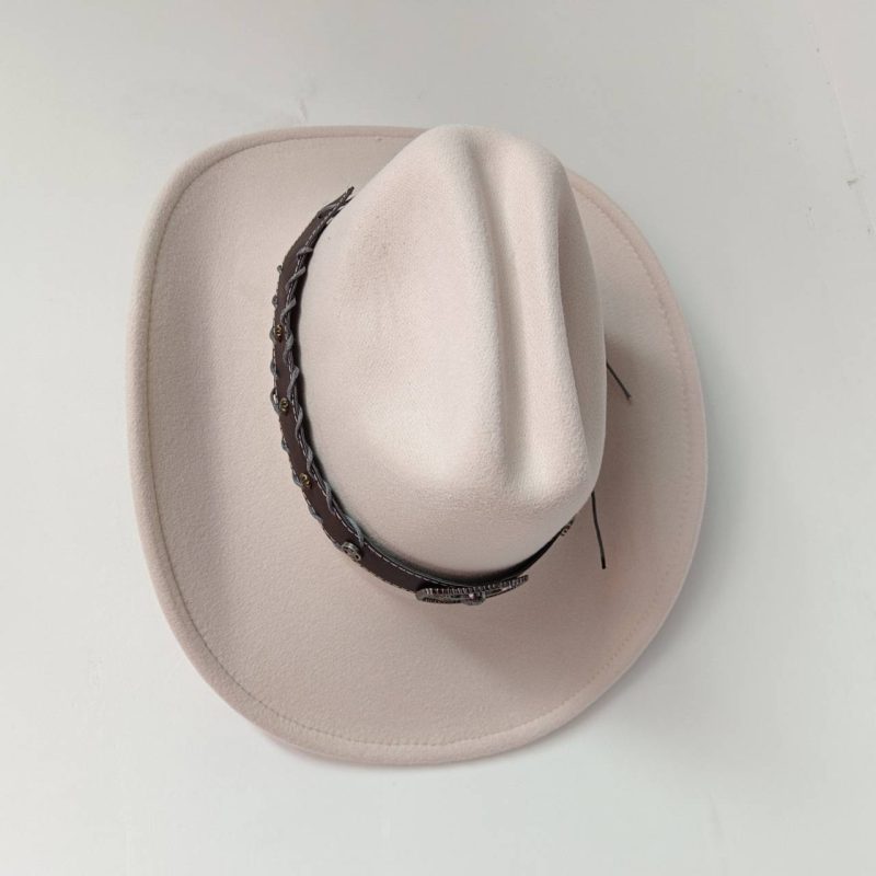 New 9CM Wide Brim Western Cowboy Hat For Men's Vintage Fascinator Cowgirl Jazz Hat Cloche Church Caps Sombrero Hombre - Image 11