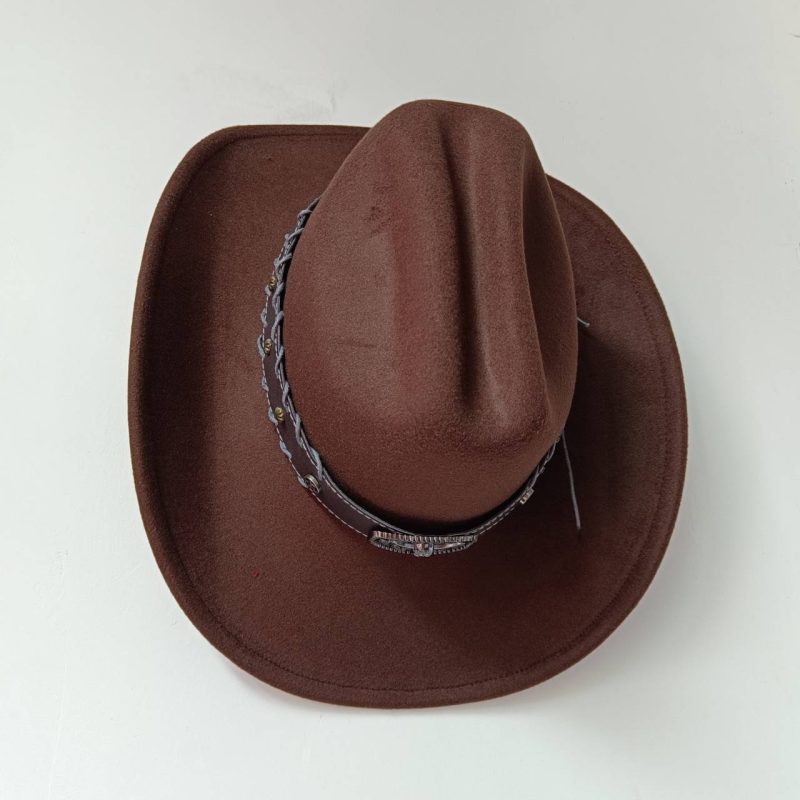 New 9CM Wide Brim Western Cowboy Hat For Men's Vintage Fascinator Cowgirl Jazz Hat Cloche Church Caps Sombrero Hombre - Image 13