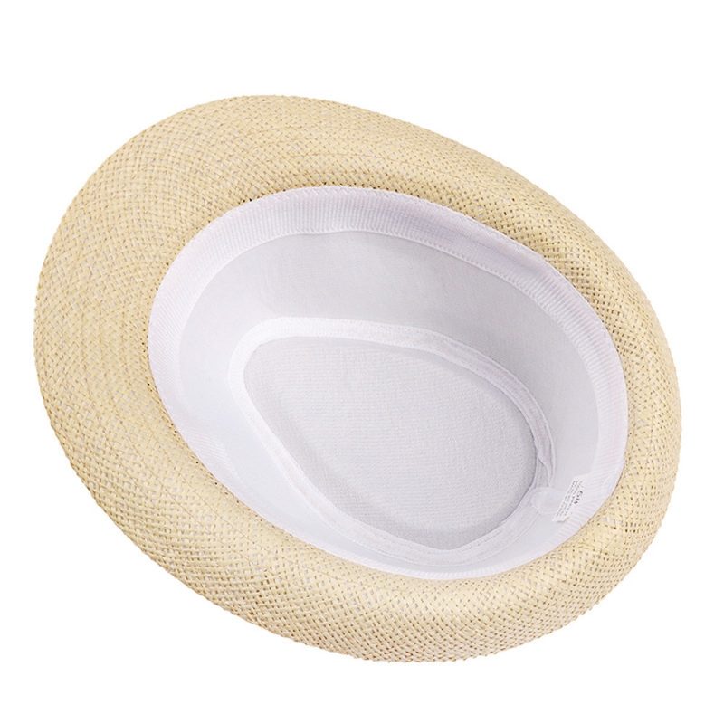 Sunhat Women Men Fashion Summer Casual Trendy Beach Sun Straw Hat Cowboy Fedora Hat Gangster Cap Sun Hat Small Hat Sunscreen - Image 6