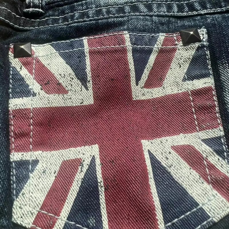 Y2K Mini Shorts Womens Harajuku Vintage Cross Graphic Pockets Embroidery Low Waist Shorts Gothic Sexy Hot Girl Hip Denim Shorts - Image 4