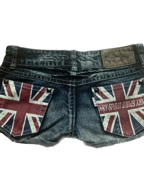 Vintage Graphic Print Y2K Pants Streetwear Womens Shorts Fashion Hip-hop Short Jeans Women Clothing Casual Sexy Shorts for Women