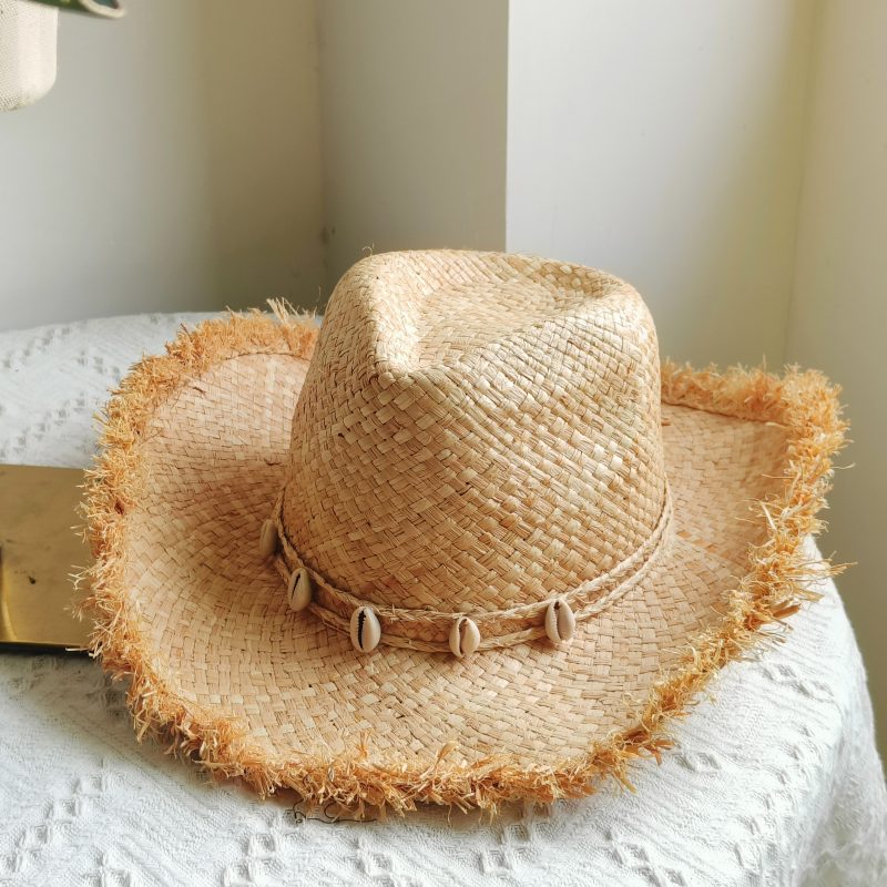 Hand-painted Western Cowboy hat Bronze green hat for men women Large Brim stiff straw hat summer sombrero vaquero hombreковбойс - Image 25