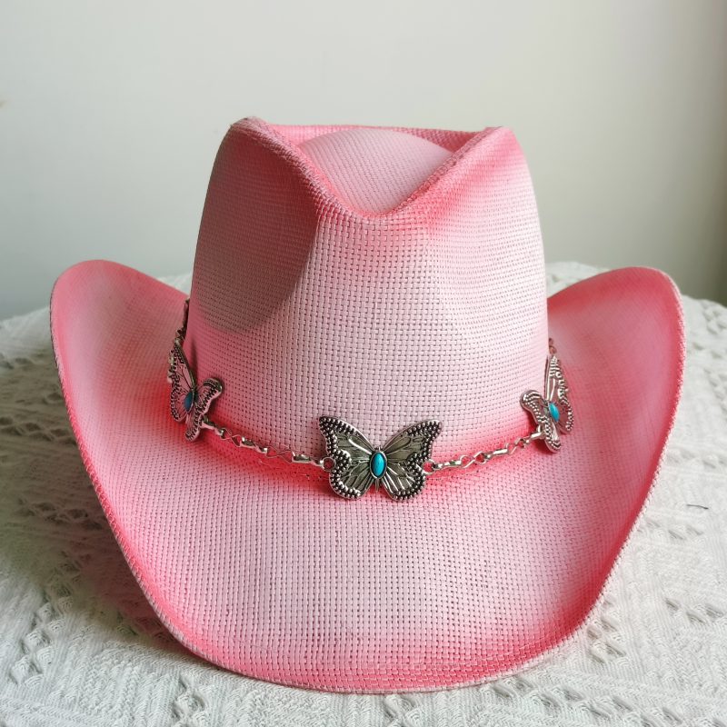 Hand-painted Western Cowboy hat Bronze green hat for men women Large Brim stiff straw hat summer sombrero vaquero hombreковбойс - Image 35