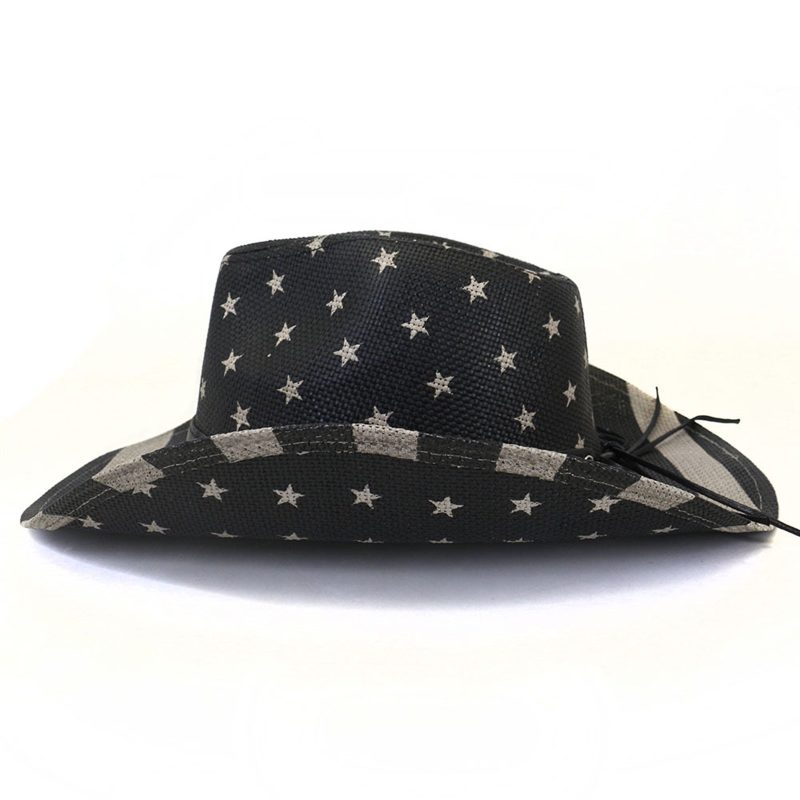 Men’s Vintage USA American Flag Cowboy Hat - Image 3
