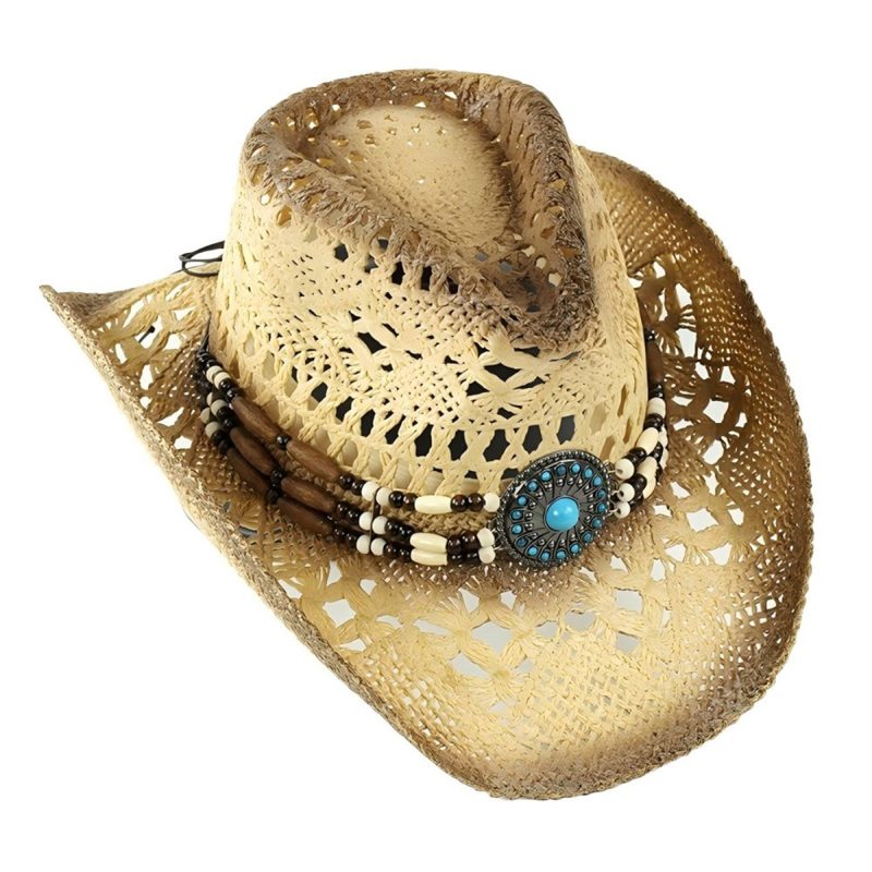Stylish Women s Cowgirl Hat with Sparkling Rhinestone Tassel and Wide Brim for Lightweight Western Party Wear - Image 7