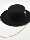 Fedora Hats for Women Fashion Elegant Ladies Party Bowler Dress Hats Winter Autumn Flat Top Derby Wedding Jazz Hats