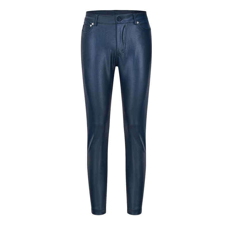 New Women PU Leather Pants High Waist Skinny Push Up Leggings Elastic Trousers Spandex Jeggings Streetwear S-3XL - Image 2