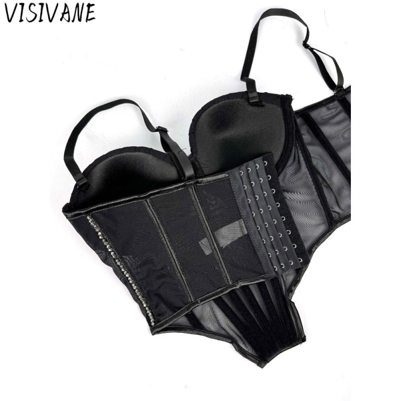 Y2k Tops Shirts for Women Clothing Camis Tees Tank Top Women Clothes Sexy Corset Hotsweet Party Club Stage Show Underwear - Image 3
