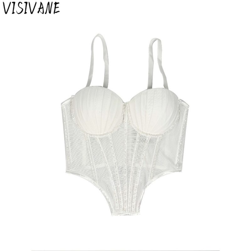 Y2k Tops Shirts for Women Clothing Camis Tees Tank Top Women Clothes Sexy Corset Hotsweet Party Club Stage Show Underwear - Image 4