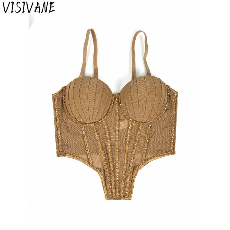 Y2k Tops Shirts for Women Clothing Camis Tees Tank Top Women Clothes Sexy Corset Hotsweet Party Club Stage Show Underwear - Image 6