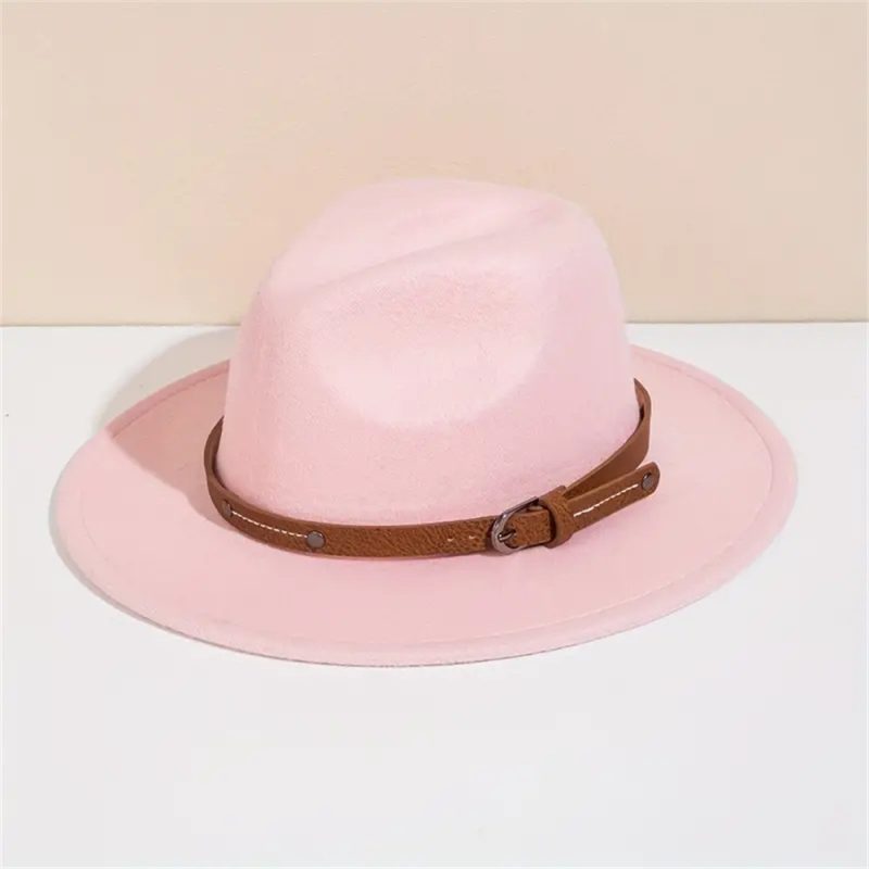 Wool Fedora Hat For Women Men Winter Autumn Fashion Church Jazz Hats Viking British Flat Brim Felt Hat Outdoor Casual Fedoras - Image 12