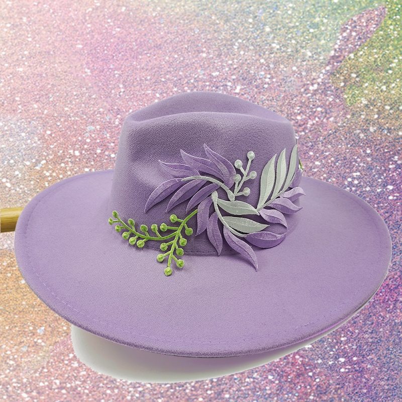 Embroidered three-dimensional flower fedora hat Women's jazz top hat Spring and autumn panama church fashion elegant wedding Hat - Image 36