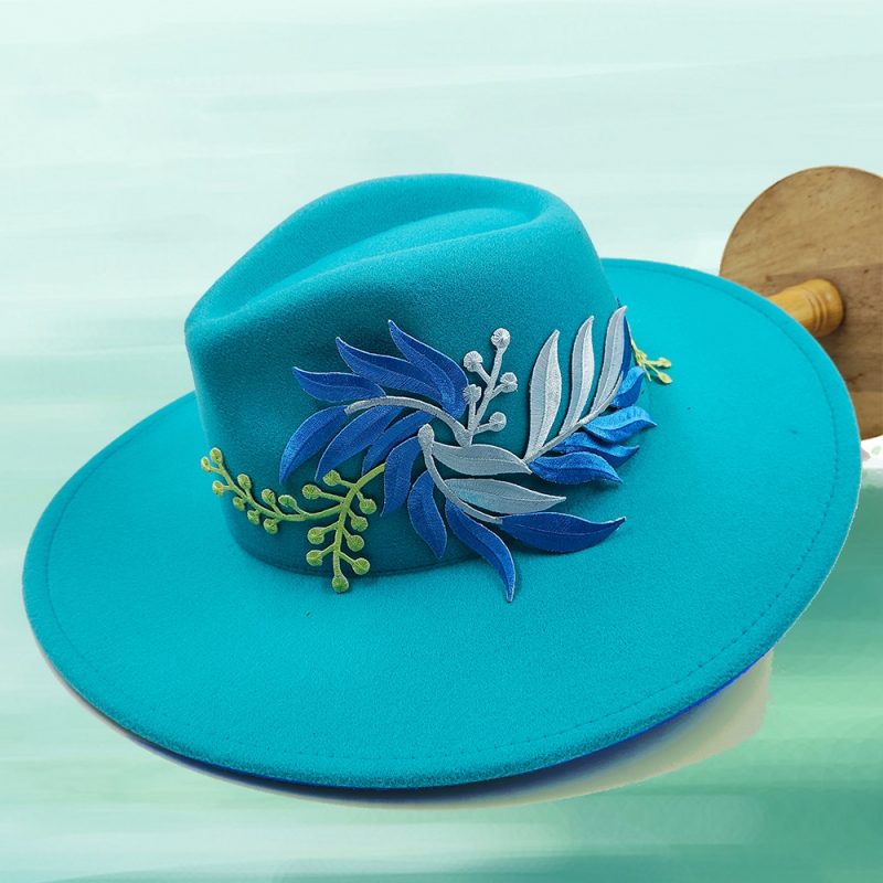 Embroidered three-dimensional flower fedora hat Women's jazz top hat Spring and autumn panama church fashion elegant wedding Hat - Image 37