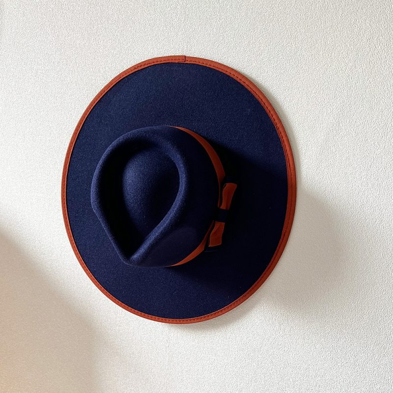 Elegant Fascinator Bow Tie Fedora Hat for Women 9.5cm Wide Brim Men Wool Church Jazz Hats Wedding Party Dress Cap - Image 8
