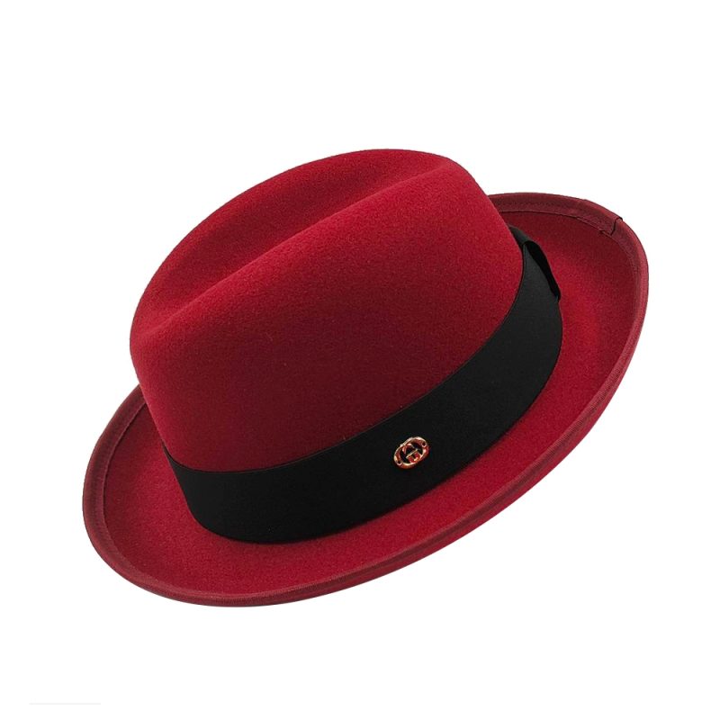 Pork pie hat brim men women Fedora classic gentleman bowler hat cosplay derby bowler English hat panama jazz hat wholesale - Image 3
