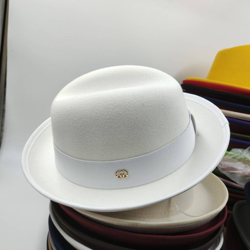 Pork pie hat brim men women Fedora classic gentleman bowler hat cosplay derby bowler English hat panama jazz hat wholesale - Image 5