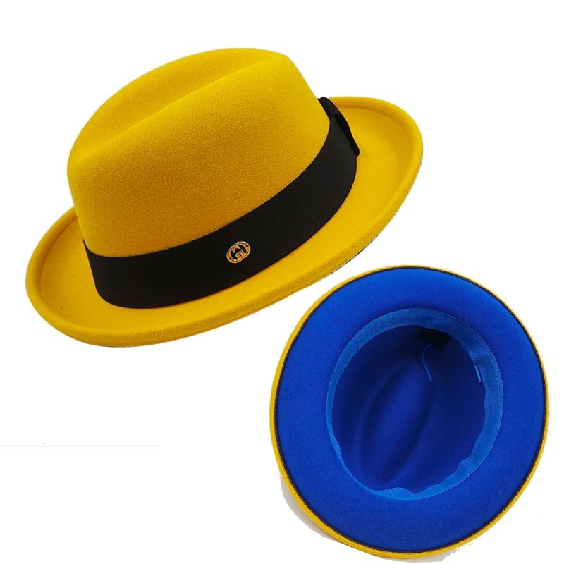 Pork pie hat brim men women Fedora classic gentleman bowler hat cosplay derby bowler English hat panama jazz hat wholesale - Image 7