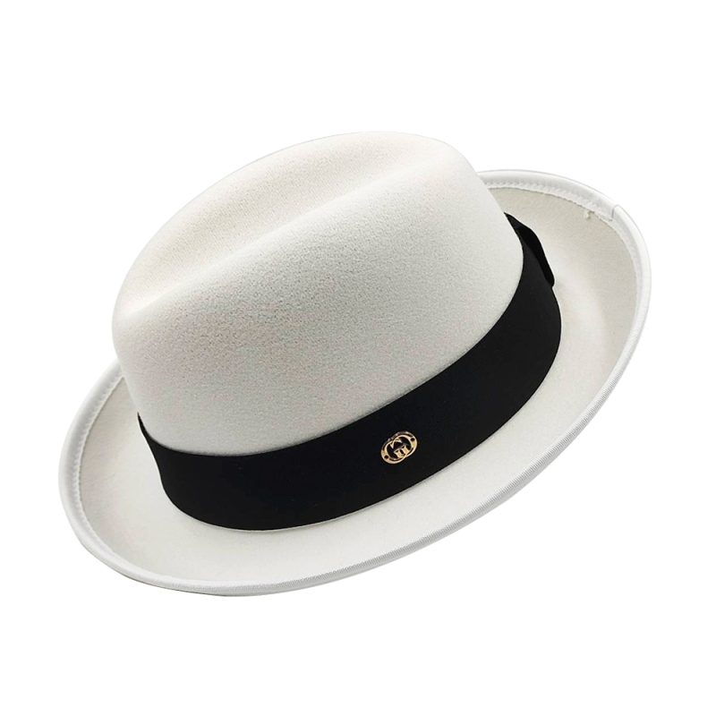 Pork pie hat brim men women Fedora classic gentleman bowler hat cosplay derby bowler English hat panama jazz hat wholesale - Image 8