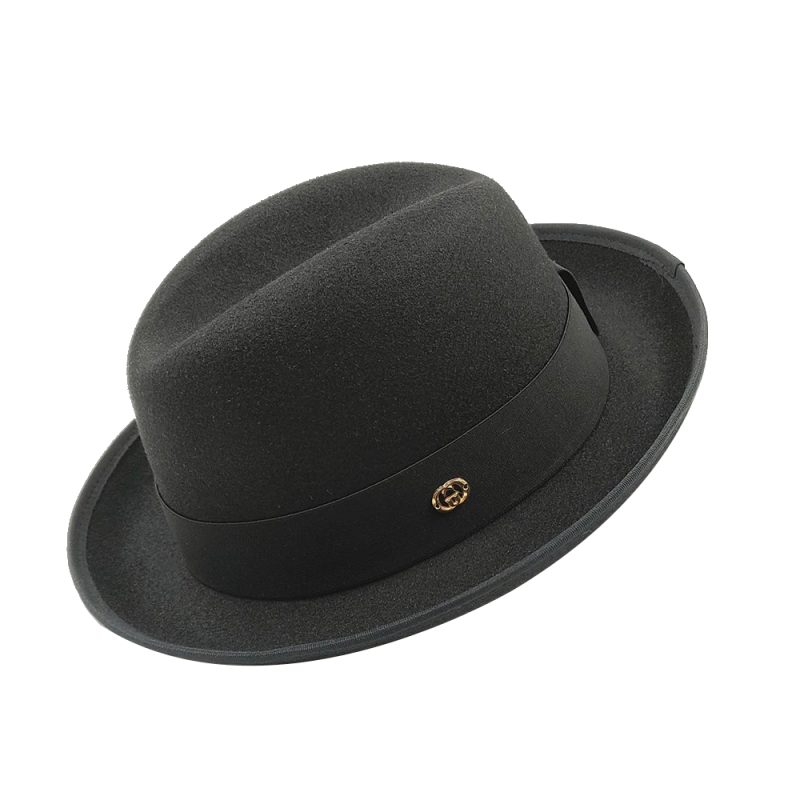 Pork pie hat brim men women Fedora classic gentleman bowler hat cosplay derby bowler English hat panama jazz hat wholesale - Image 11