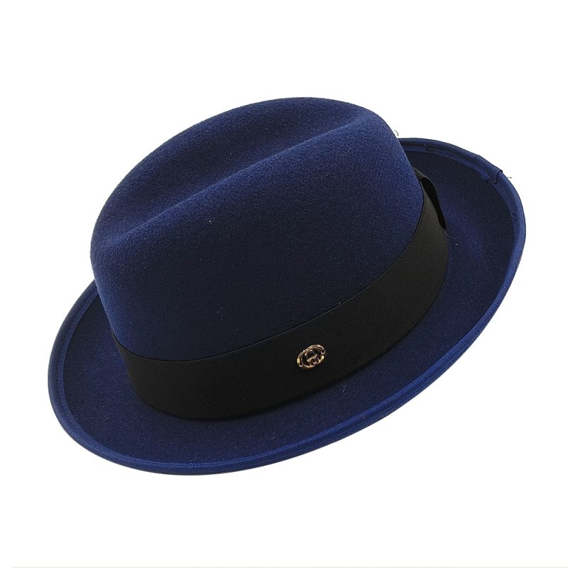 Pork pie hat brim men women Fedora classic gentleman bowler hat cosplay derby bowler English hat panama jazz hat wholesale - Image 14