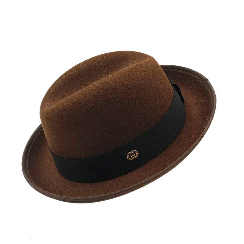 Pork pie hat brim men women Fedora classic gentleman bowler hat cosplay derby bowler English hat panama jazz hat wholesale - Image 15