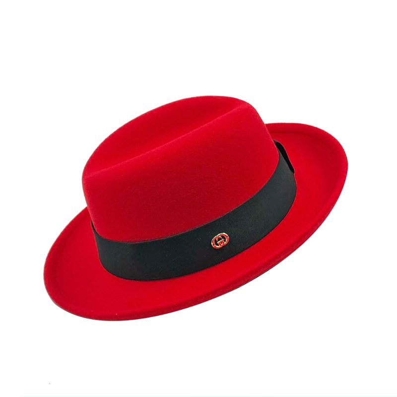 Pork pie hat brim men women Fedora classic gentleman bowler hat cosplay derby bowler English hat panama jazz hat wholesale - Image 26