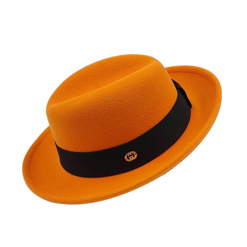 Pork pie hat brim men women Fedora classic gentleman bowler hat cosplay derby bowler English hat panama jazz hat wholesale - Image 32