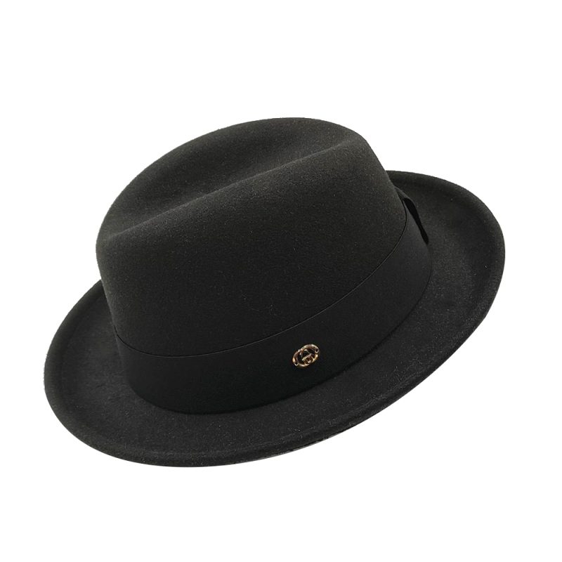 Pork pie hat brim men women Fedora classic gentleman bowler hat cosplay derby bowler English hat panama jazz hat wholesale - Image 38