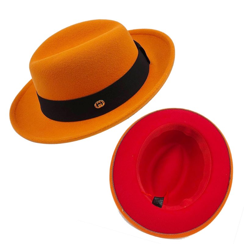 Pork pie hat brim men women Fedora classic gentleman bowler hat cosplay derby bowler English hat panama jazz hat wholesale - Image 39