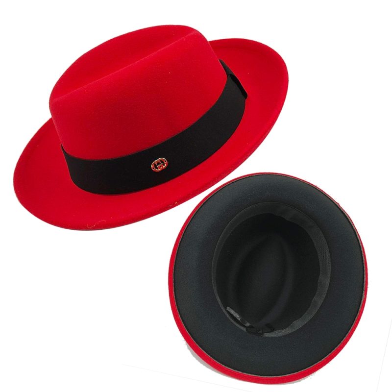 Pork pie hat brim men women Fedora classic gentleman bowler hat cosplay derby bowler English hat panama jazz hat wholesale - Image 41