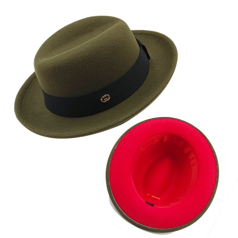 Pork pie hat brim men women Fedora classic gentleman bowler hat cosplay derby bowler English hat panama jazz hat wholesale - Image 43