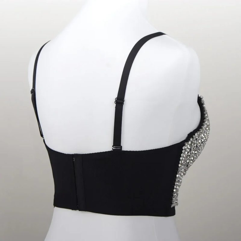 Fashion y2k Tank Top Women Shaper Blusa Stage Push Up Bra Ladies Crop Tops Sexy Halter Shirt Woman Clothes Bralette Corset Camis - Image 6