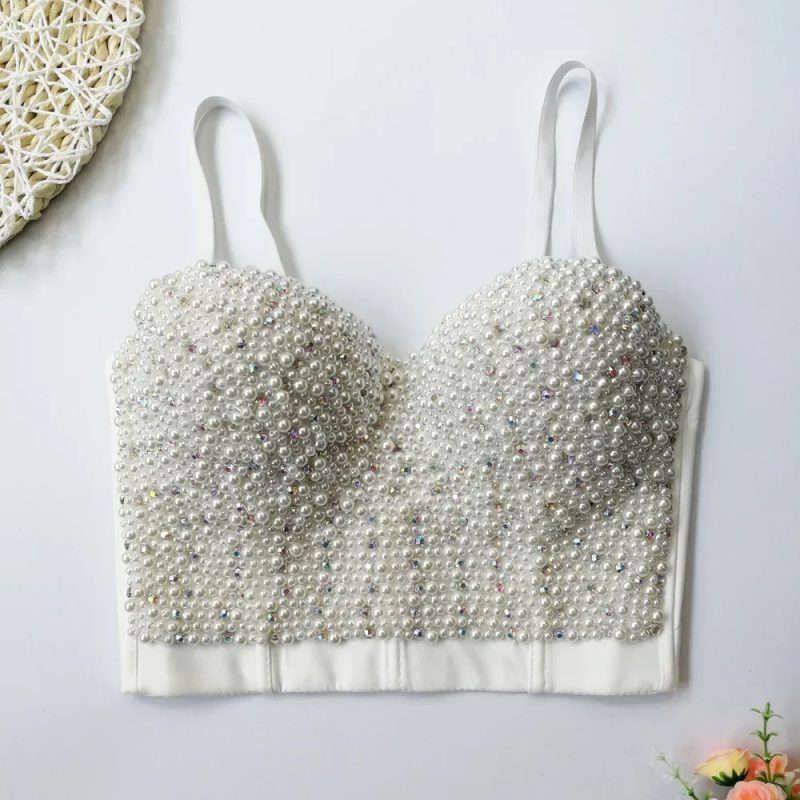 Fashion y2k Tank Top Women Shaper Blusa Stage Push Up Bra Ladies Crop Tops Sexy Halter Shirt Woman Clothes Bralette Corset Camis - Image 27