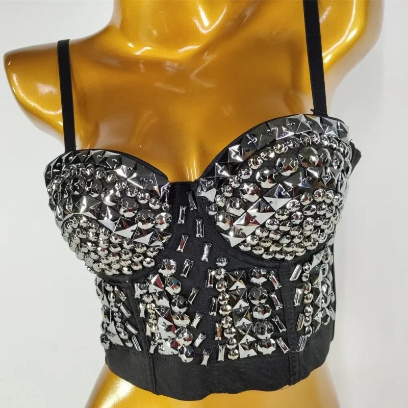 Fashion y2k Tank Top Women Shaper Blusa Stage Push Up Bra Ladies Crop Tops Sexy Halter Shirt Woman Clothes Bralette Corset Camis - Image 28